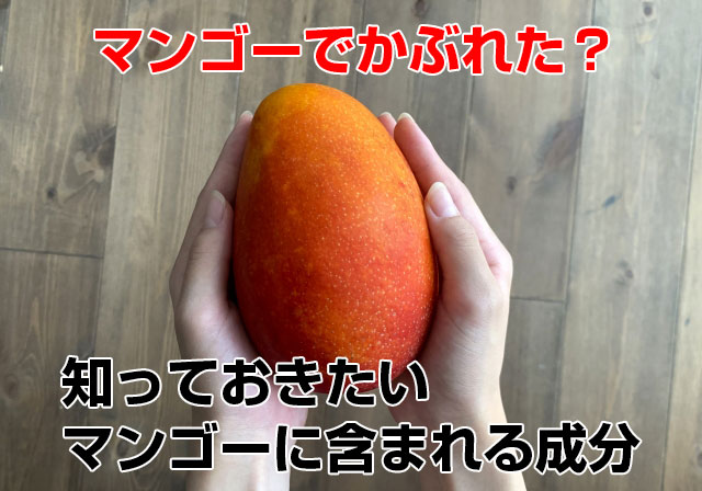 【アレルギー？】マンゴーを食べた後にかぶれる症状が出たときの対処法